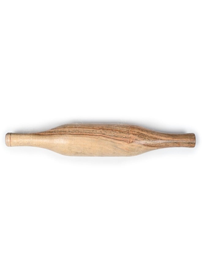 VISMAY'S 12 inch Sheesham Wood Rolling Pin Roller Belan Belani for Making Roti/Chapati Paratha for Kitchen Compact Design for Use, Easy Grip to Roll - Image 5